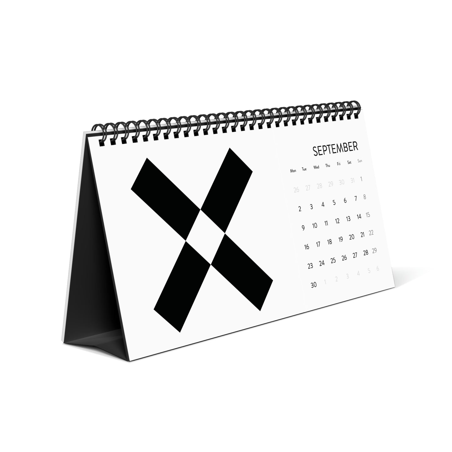 Simplex Desk Calendar (2024 grid)