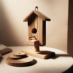 Elm Wood Bird Feeder