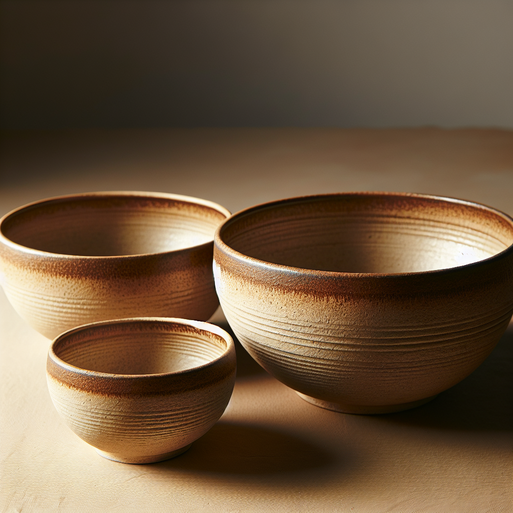 Stoneware Serving Bowl Set