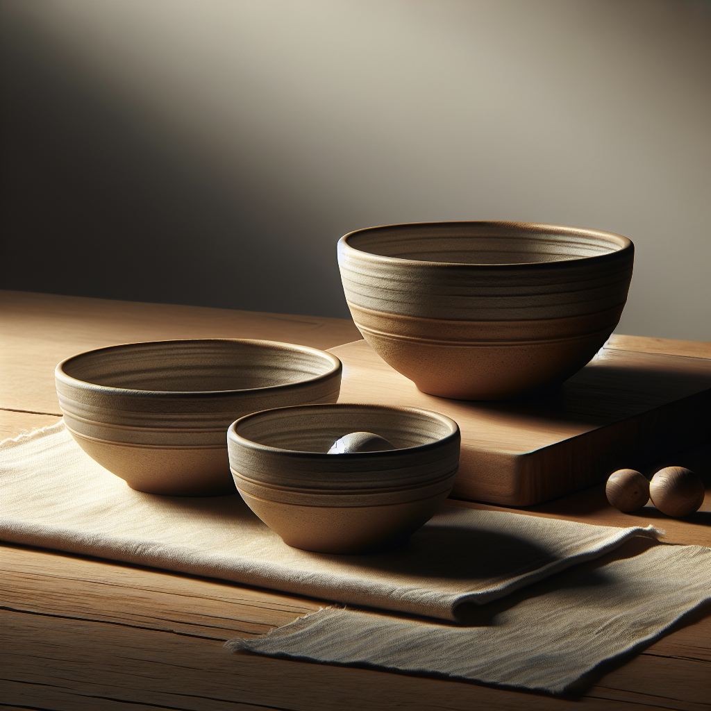 Stoneware Serving Bowl Set