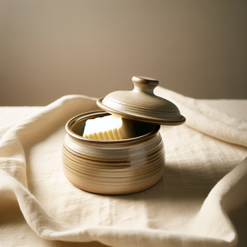 Stoneware Butter Dish