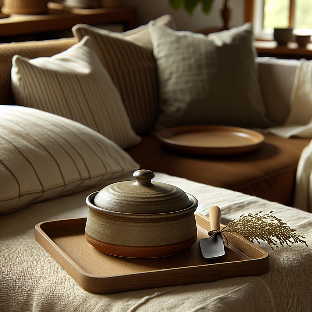 Stoneware Butter Dish