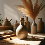 Stoneware Oil Bottle