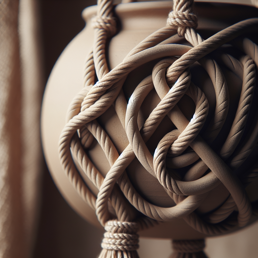 Stoneware Hanging Planter