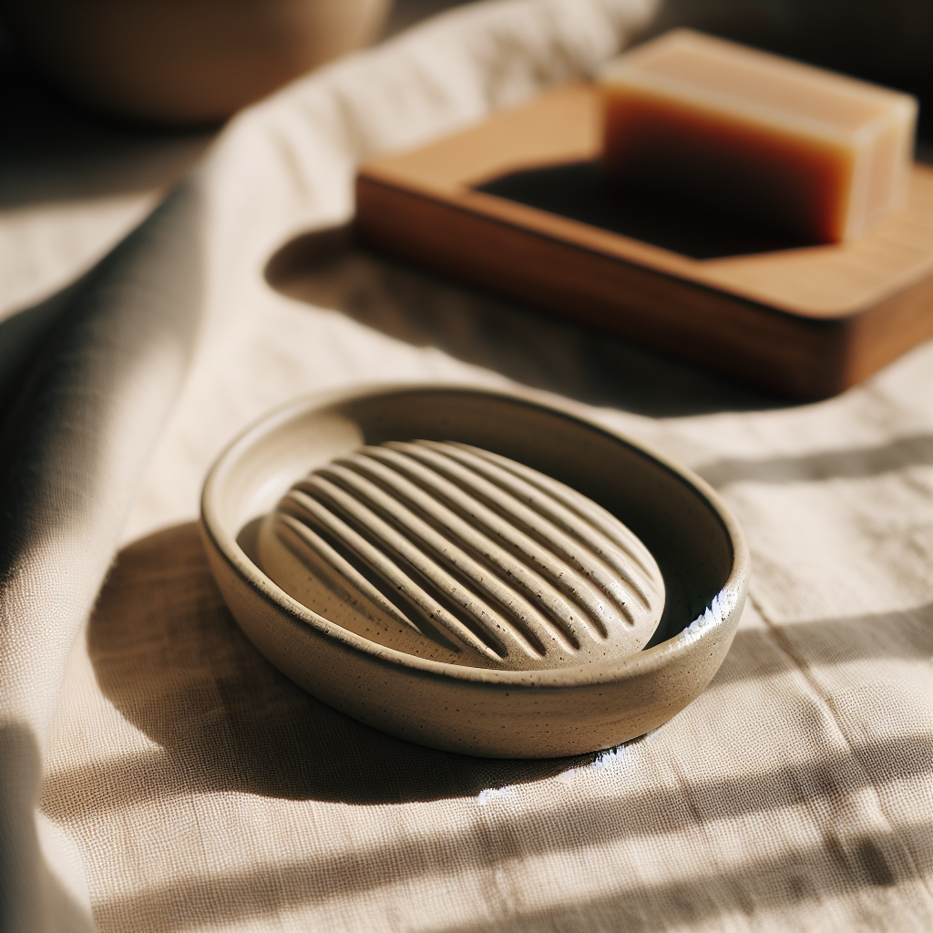 Stoneware Soap Dish