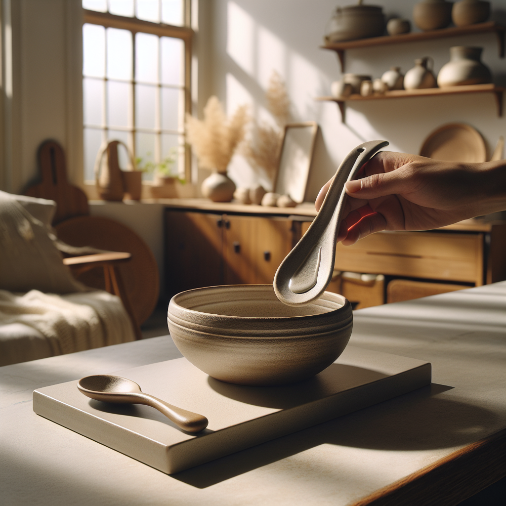 Stoneware Spoon Rest