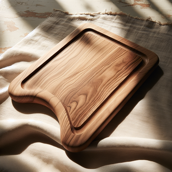 Elm Wood Bread Board