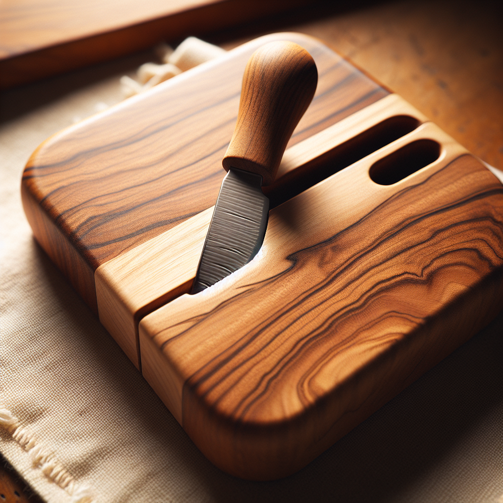 Elm Wood Cheese Board