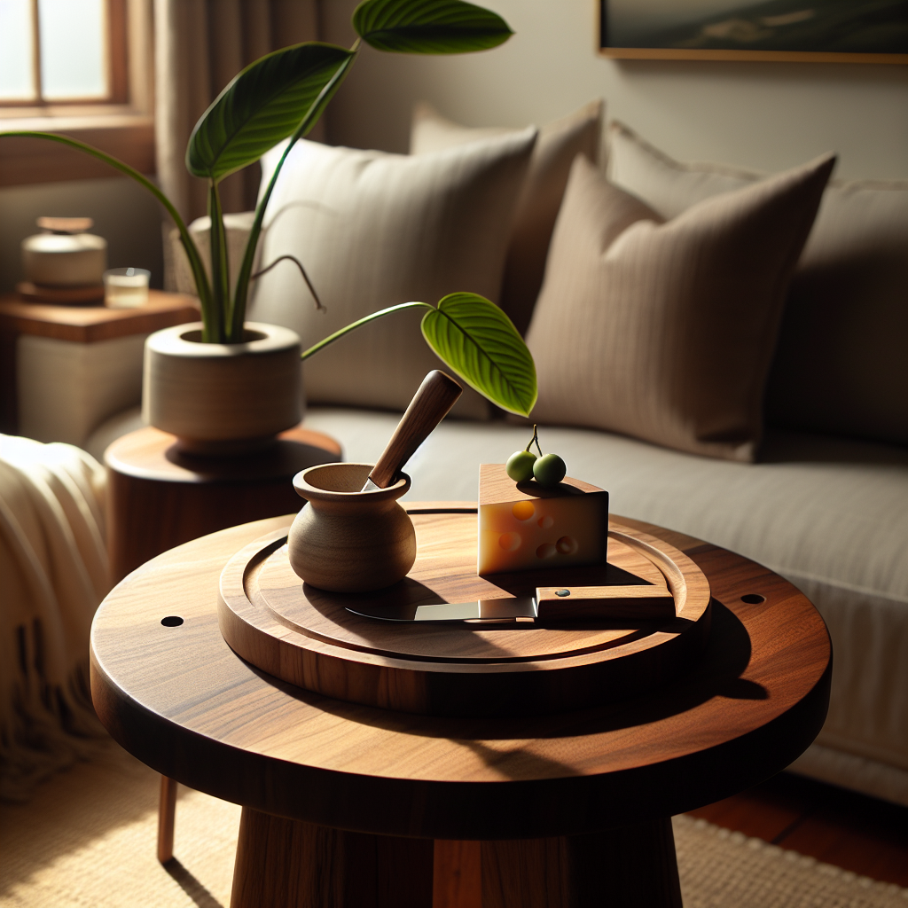 Elm Wood Cheese Board