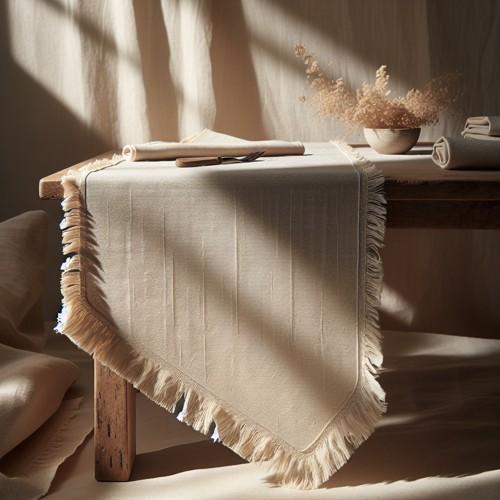 Organic Linen Table Runner