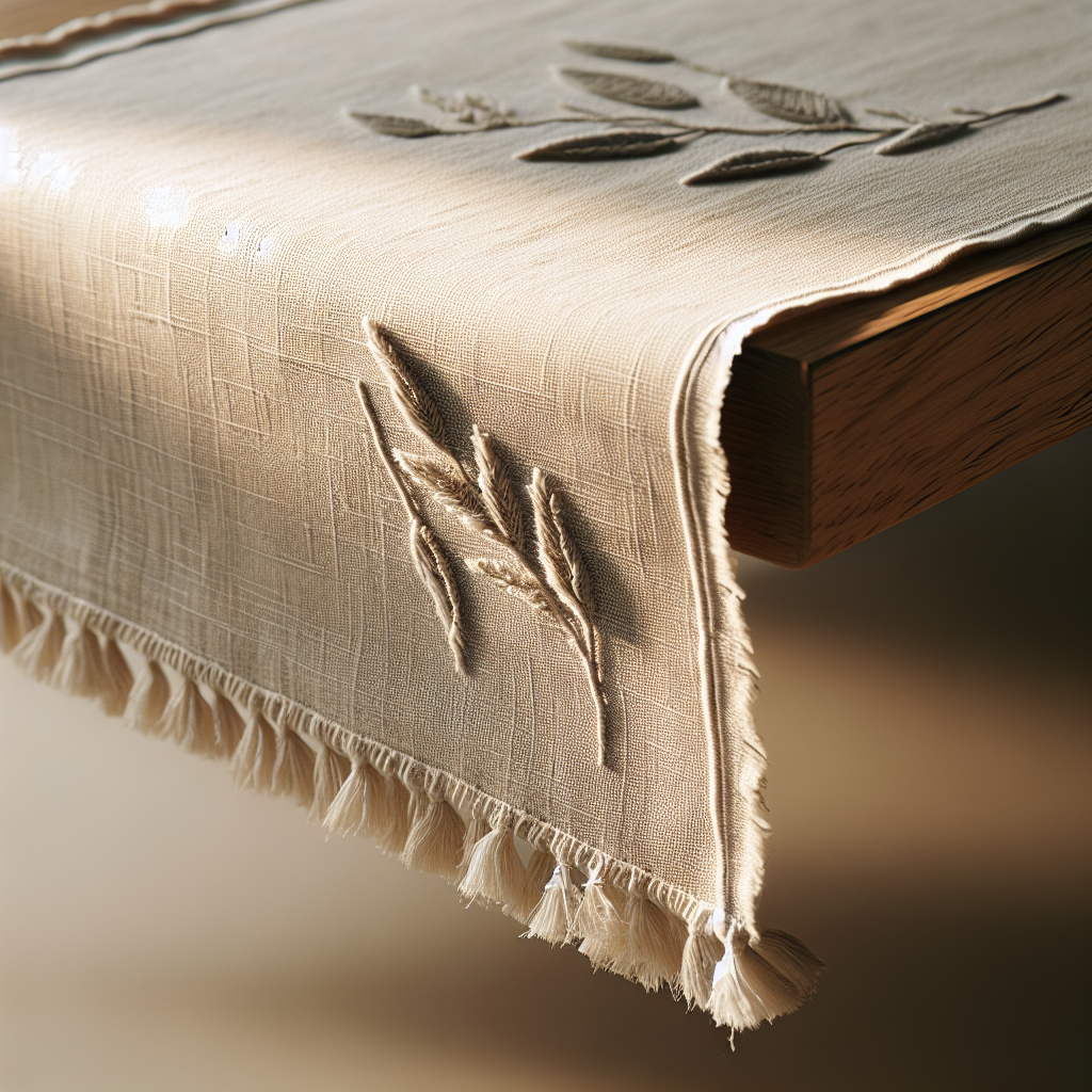 Organic Linen Table Runner