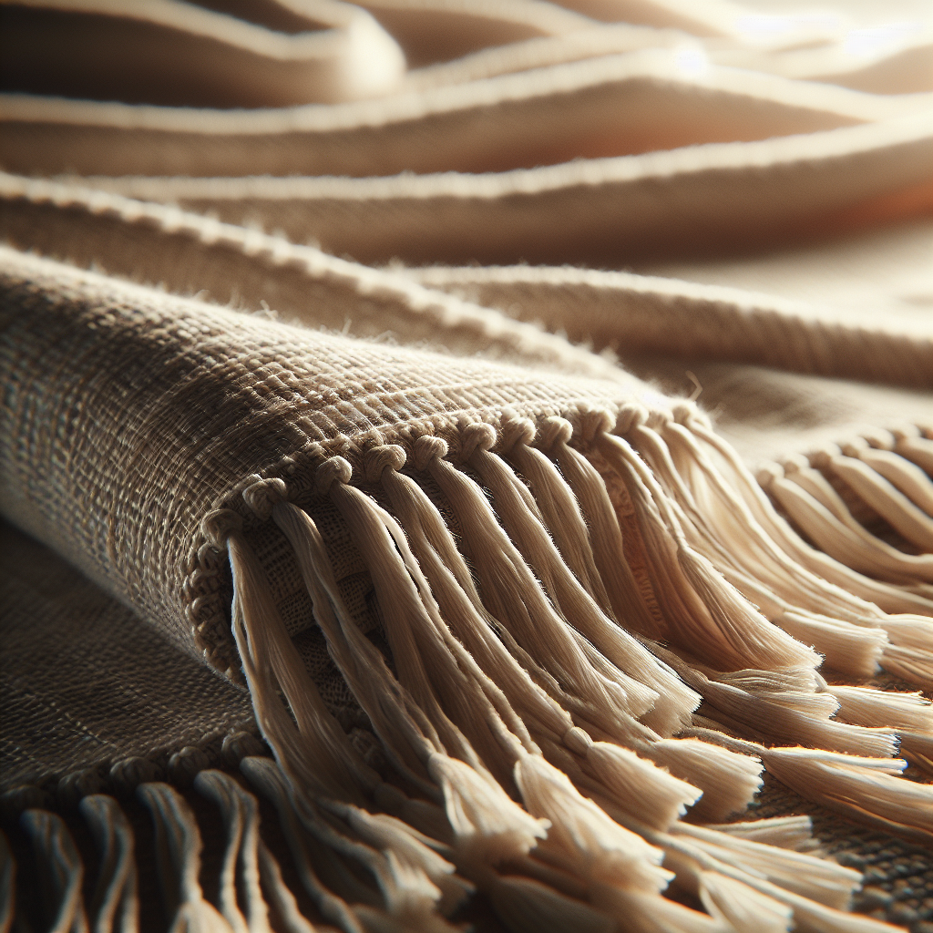 Organic Linen Throw Blanket