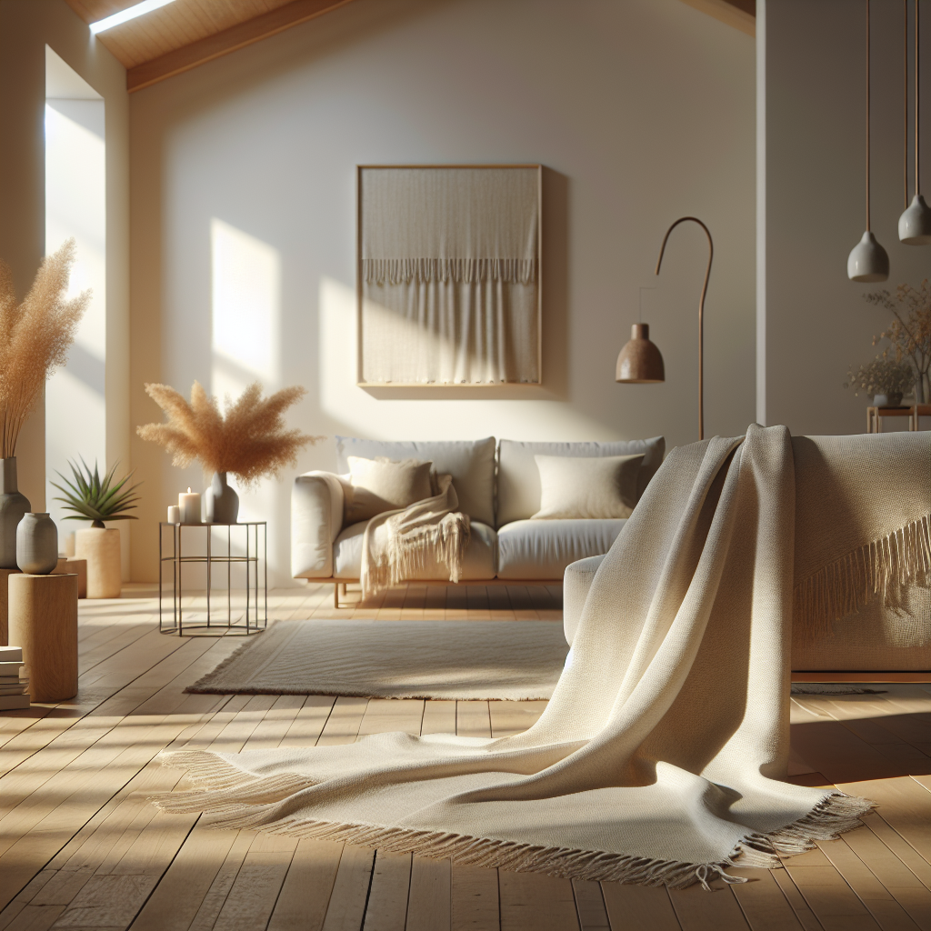 Organic Linen Throw Blanket