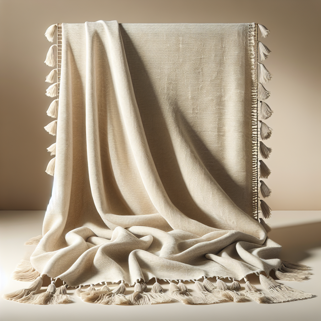 Organic Linen Throw Blanket