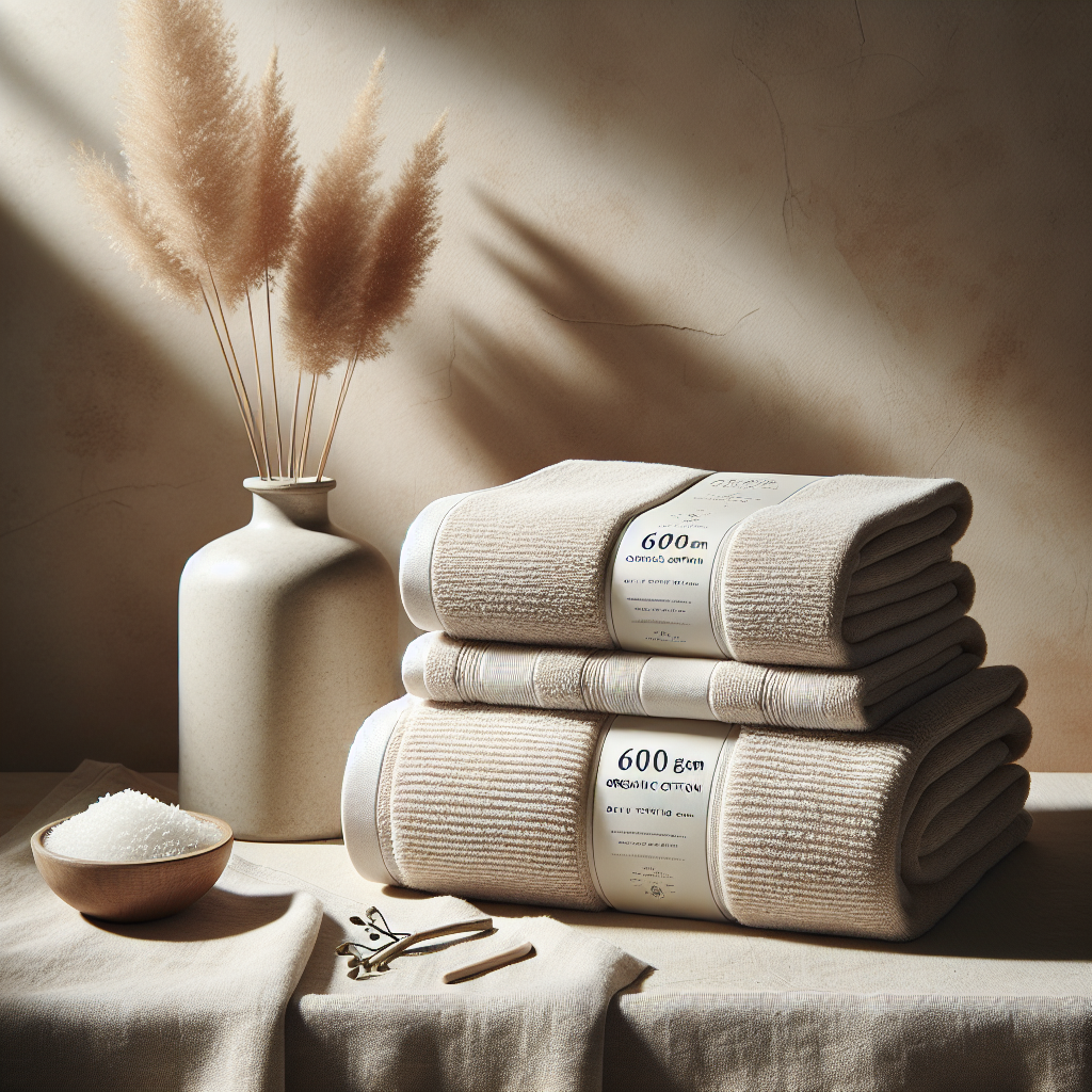 Organic Cotton Bath Towels - Set of 2