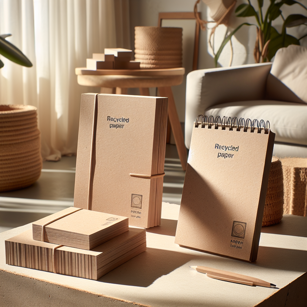 Recycled Paper Notepad - Set of 3