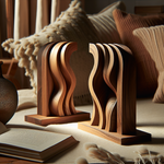 Elm Wood Bookends - Pair