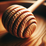 Elm Wood Honey Dipper