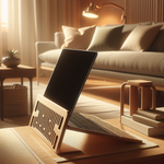 Elm Wood Laptop Stand