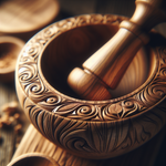 Elm Wood Mortar and Pestle