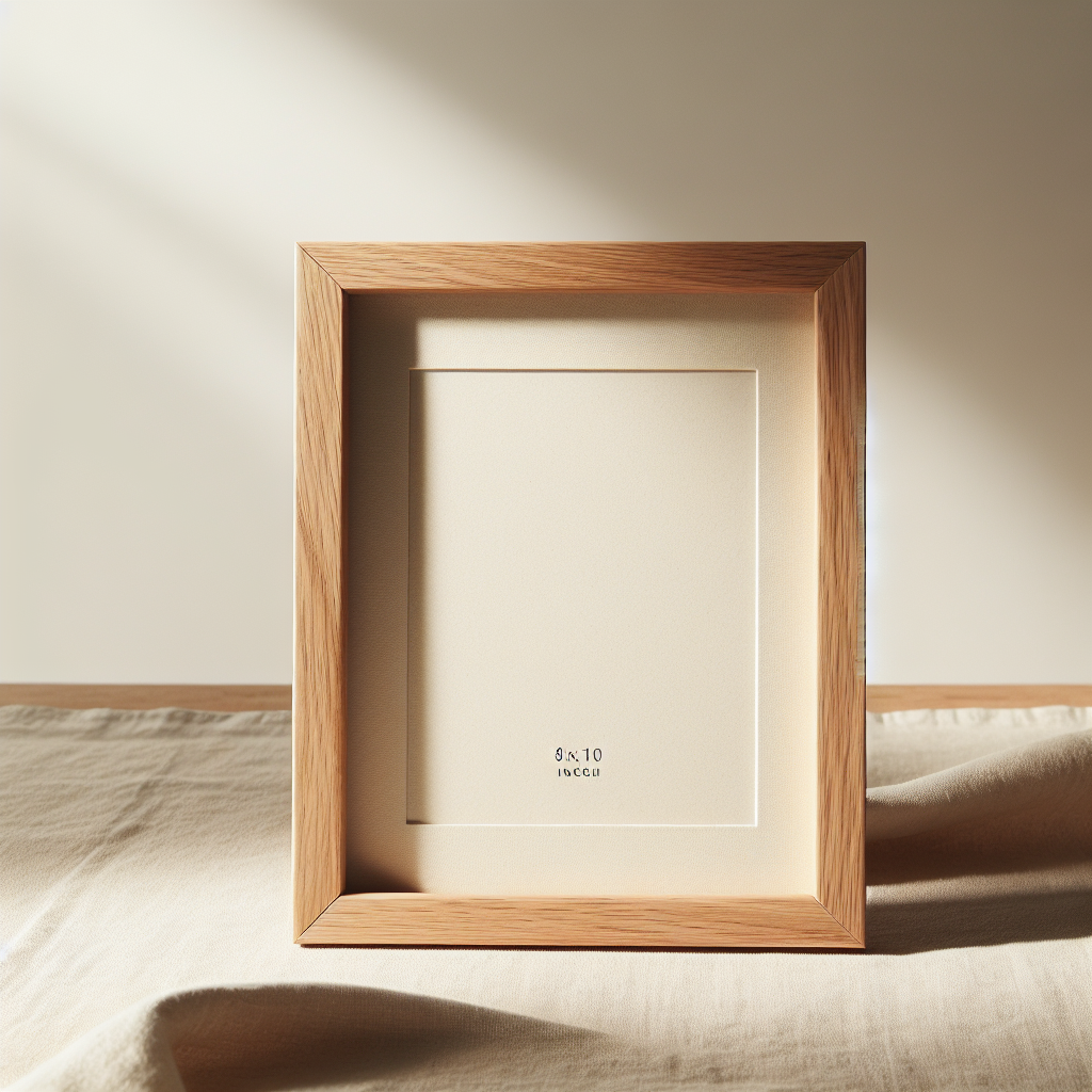 Elm Wood Picture Frame