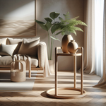 Elm Wood Plant Stand