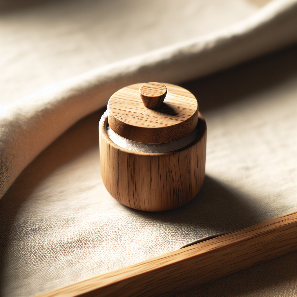 Elm Wood Salt Cellar