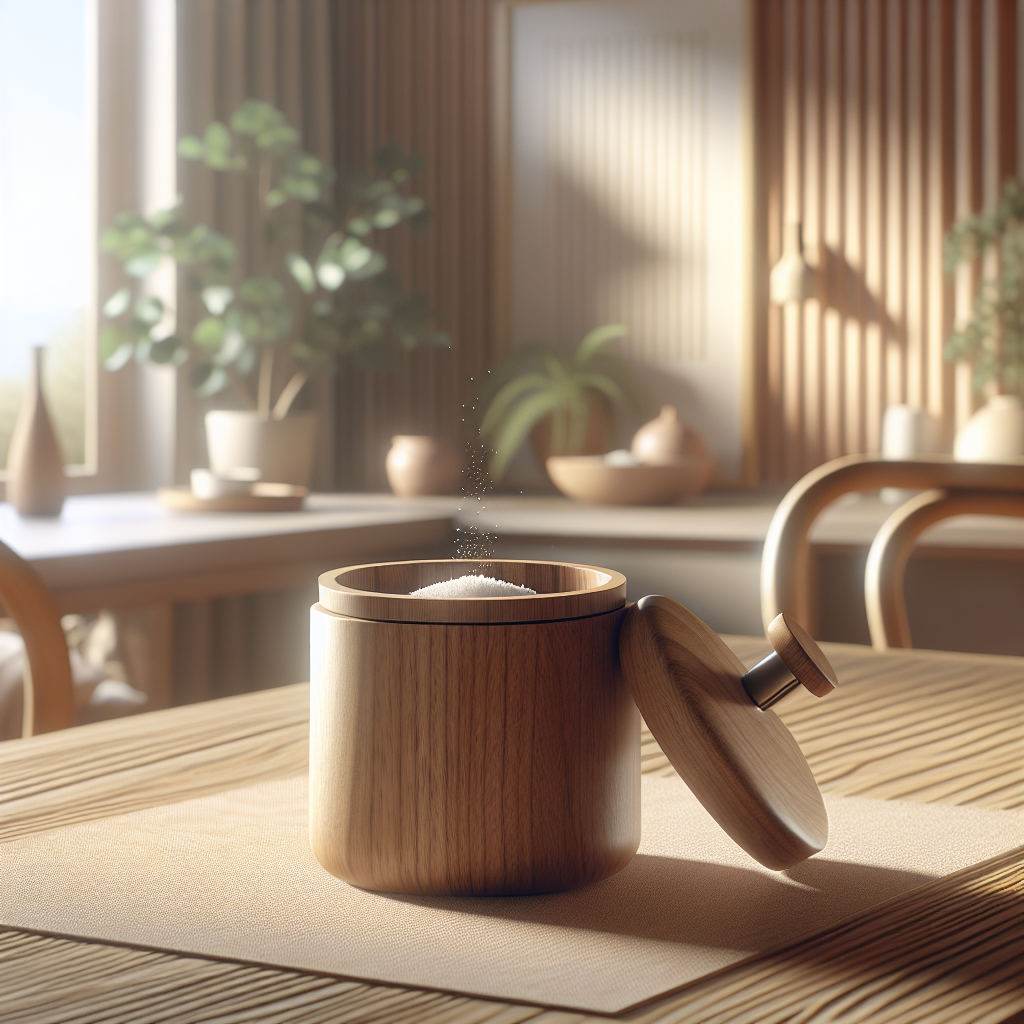 Elm Wood Salt Cellar