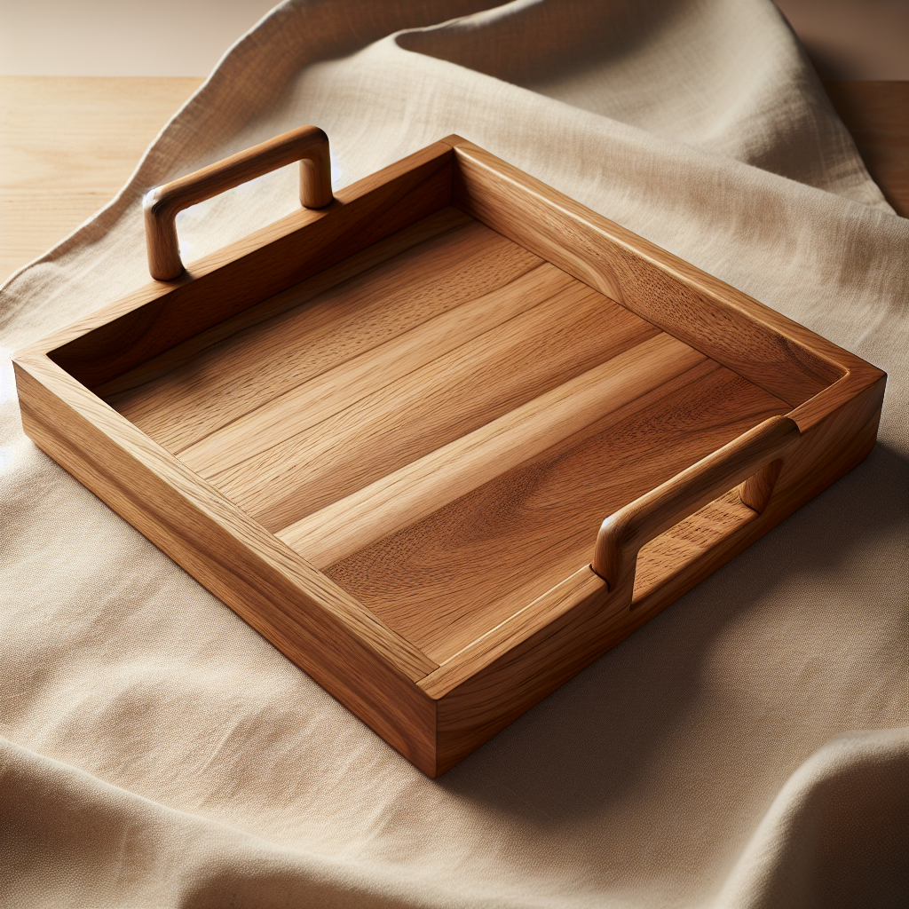 Elm Wood Serving Tray