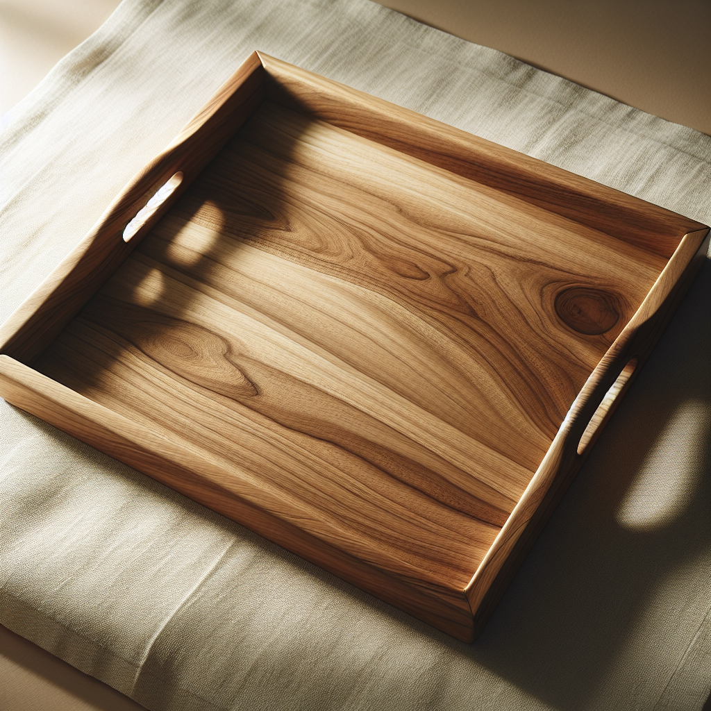 Elm Wood Serving Tray
